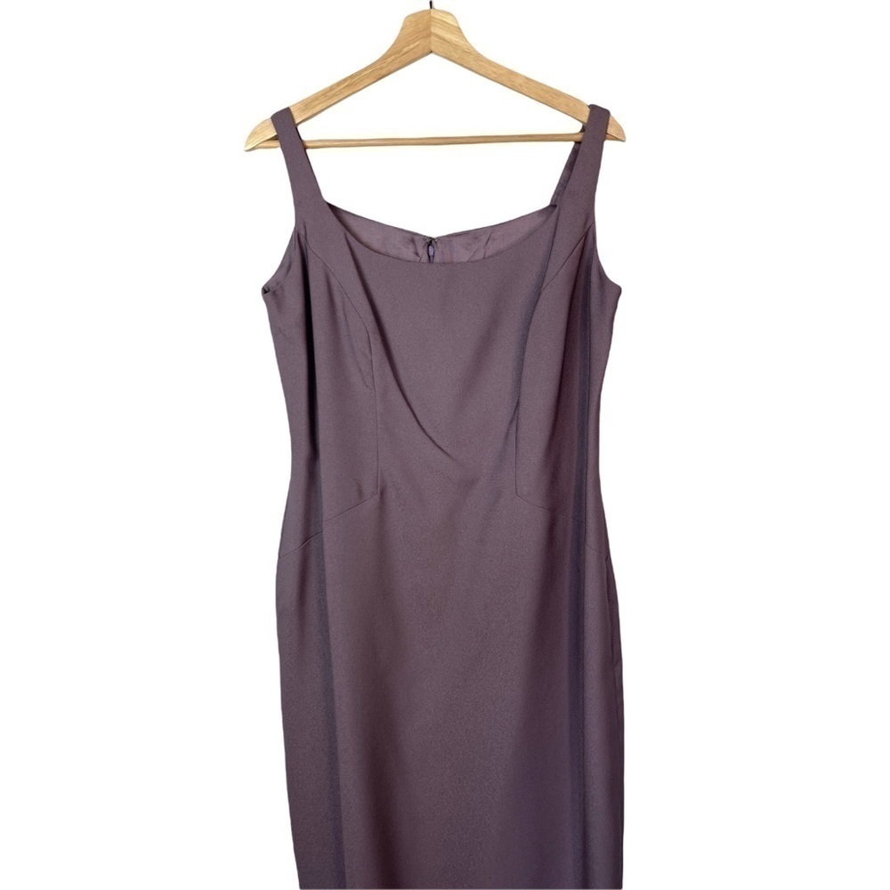 Watters and Watters Purple Mother of the Bride Purple Maxi Dress Suit 14 - Picture 4 of 12